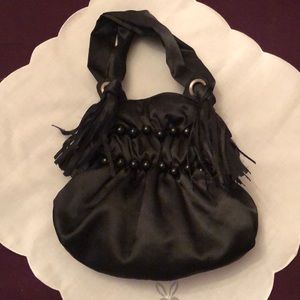 Bijoux Sterner Satin & Bead Handbag